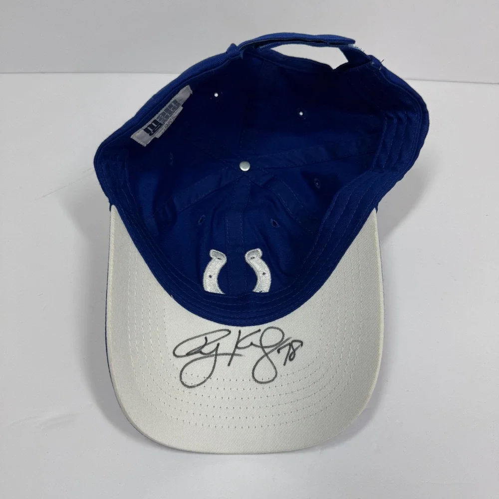 Indianapolis Colts Main Gate Hat Youth Baseball Cap Signed Ryan Kelly‎ #78